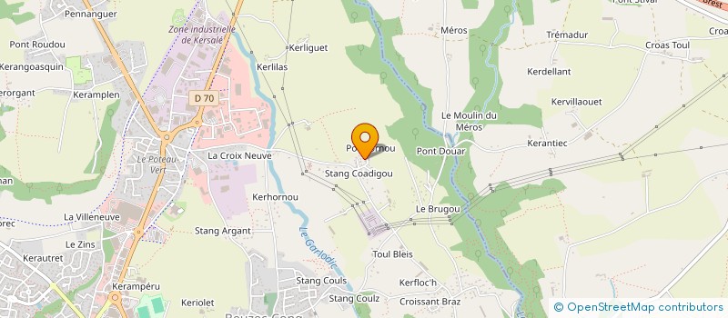 localisation de l'entreprise ATLANTIC CONSTRUCTIONS 29  CONCARNEAU