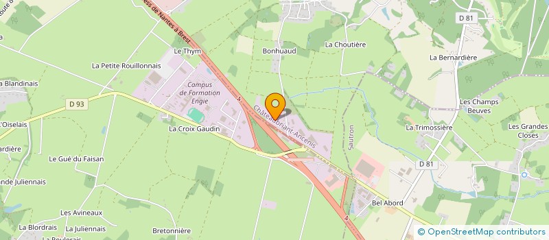 localisation de l'entreprise ATLANTIC DEVELOPPEMENT ENVIRONNEMENT CHANTIER à VIGNEUX-DE-BRETAGNE
