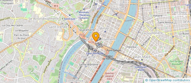 localisation de l'entreprise ATLANTIC DISTRIBUTION  LYON 2EME