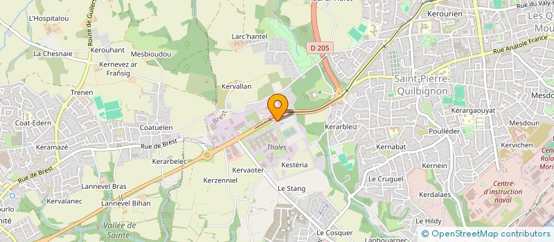 localisation de l'entreprise ATLANTIC DIVING KLUB  BREST