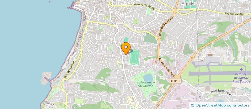 localisation de l'entreprise ATLANTIC DRONES à BIARRITZ