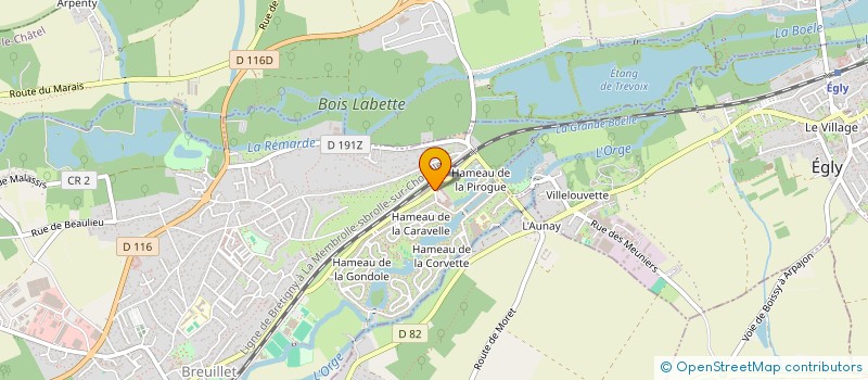 localisation de l'entreprise ATLANTIC EMBALLAGES  BREUILLET