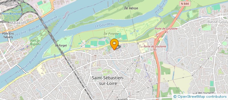 localisation de l'entreprise ATLANTIC ENTREPRISES à SAINT-SEBASTIEN-SUR-LOIRE