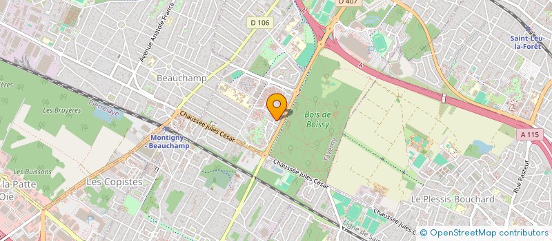 localisation de l'entreprise ATLANTIC EUROPE SERVICES  TAVERNY