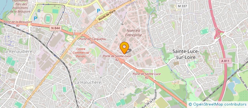 localisation de l'entreprise ATLANTIC FLEX à NANTES