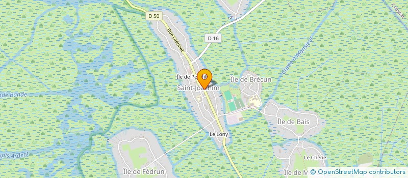 localisation de l'entreprise ATLANTIC FOOD  SAINT-JOACHIM