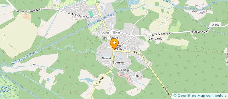 localisation de l'entreprise ATLANTIC GESTION SERVICES  SAINT-JULIEN-EN-BORN