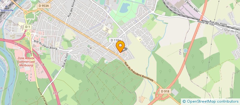 localisation de l'entreprise ATLANTIC GORDON INVEST  YUTZ