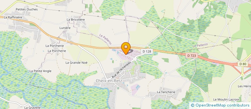 localisation de l'entreprise ATLANTIC GRENAILLAGE à CHEIX-EN-RETZ
