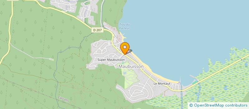 localisation de l'entreprise ATLANTIC IMMO  CARCANS