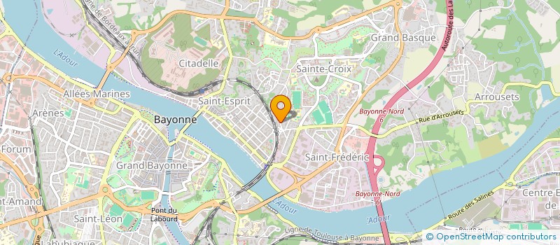 localisation de l'entreprise ATLANTIC IMMO  BAYONNE