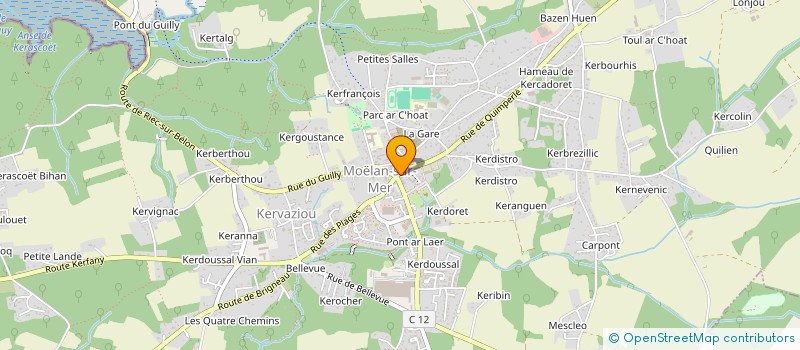 localisation de l'entreprise ATLANTIC-INNOVATIONS  MOELAN-SUR-MER