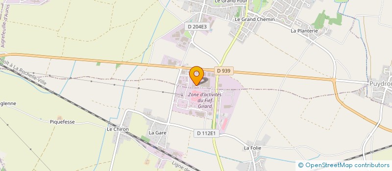 localisation de l'entreprise ATLANTIC INOX  AIGREFEUILLE-D'AUNIS