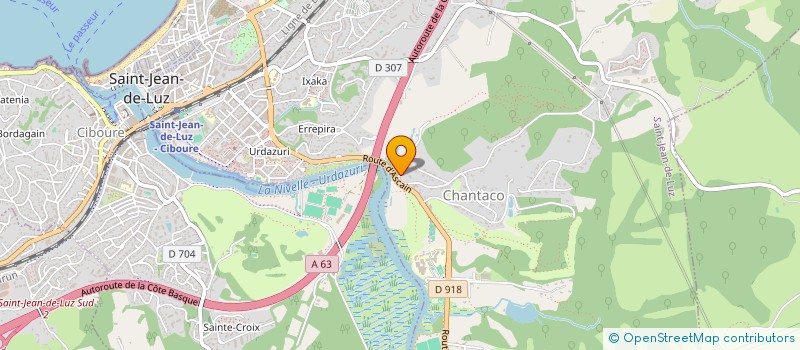 localisation de l'entreprise ATLANTIC INVESTMENT  SAINT-JEAN-DE-LUZ