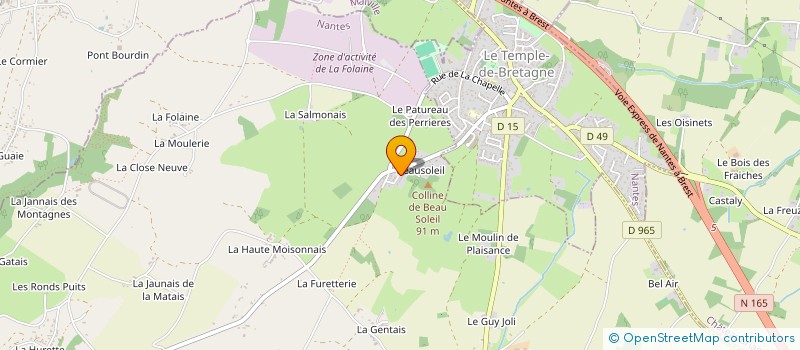 localisation de l'entreprise ATLANTIC ISOLATION DECORATION  CORDEMAIS