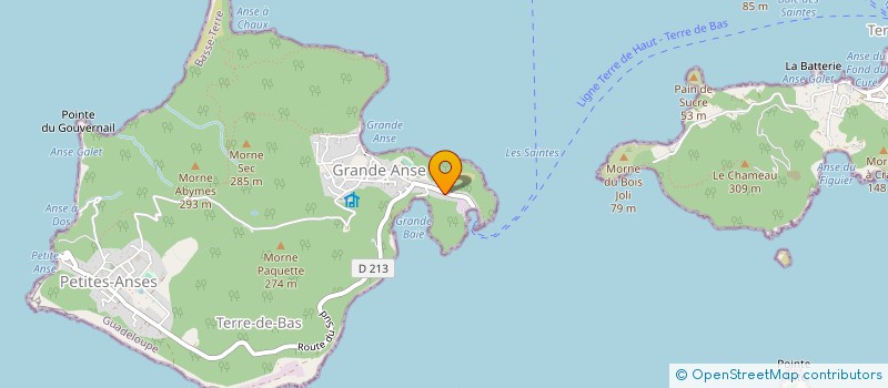 localisation de l'entreprise ATLANTIC JET à TERRE DE BAS