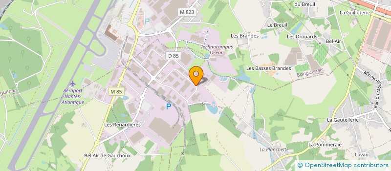 localisation de l'entreprise ATLANTIC JOINT  SAINT-AIGNAN-GRANDLIEU