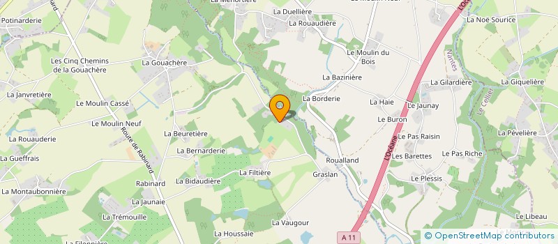 localisation de l'entreprise ATLANTIC LABORATOIRE à MAUVES-SUR-LOIRE