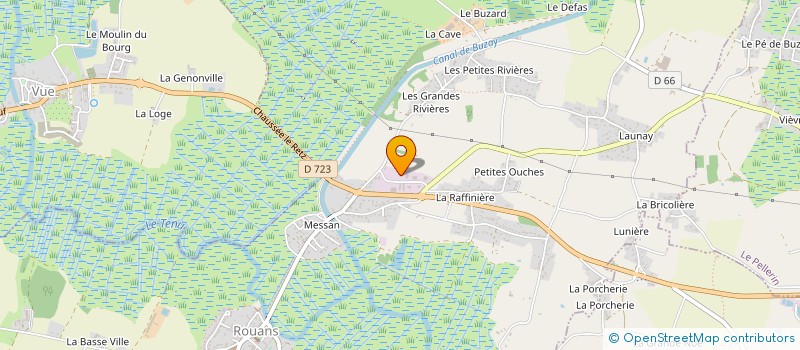 localisation de l'entreprise ATLANTIC LOCATION T.P. à ROUANS