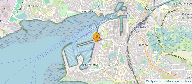 localisation de l'entreprise ATLANTIC LOISIRS à LA ROCHELLE