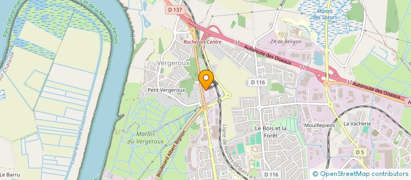 localisation de l'entreprise ATLANTIC MACHINES  VERGEROUX