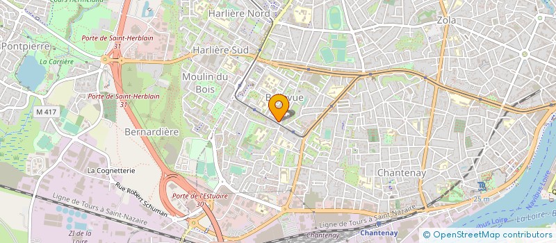 localisation de l'entreprise ATLANTIC MACONNERIE RENOVATION à NANTES