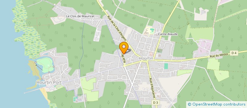 localisation de l'entreprise ATLANTIC MEDOC SPIRIT  HOURTIN