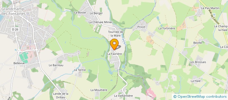 localisation de l'entreprise ATLANTIC METAL SERVICE à GRANDCHAMP-DES-FONTAINES