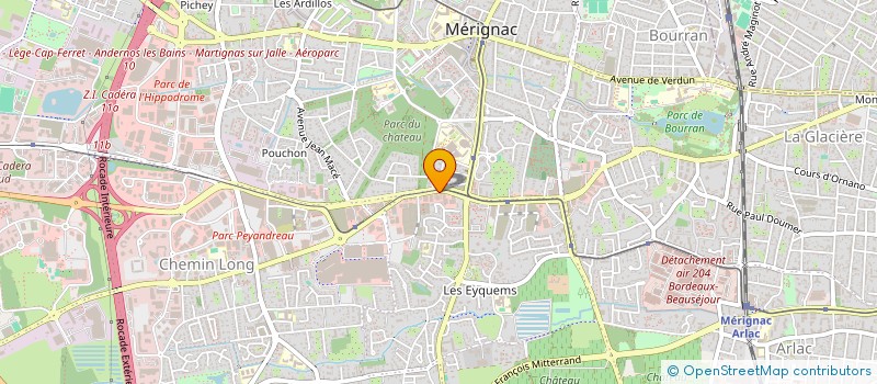 localisation de l'entreprise ATLANTIC NAVALE  MERIGNAC