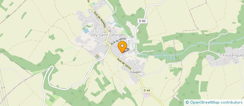 localisation de l'entreprise ATLANTIC NEGOCE MOBILITE  ULLY-SAINT-GEORGES