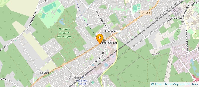 localisation de l'entreprise ATLANTIC PISCINES  PESSAC