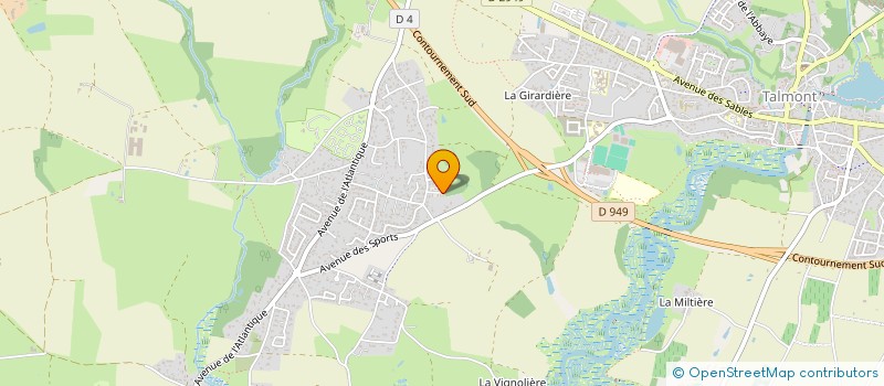 localisation de l'entreprise ATLANTIC POLE CHAMPIONSHIP  TALMONT-SAINT-HILAIRE