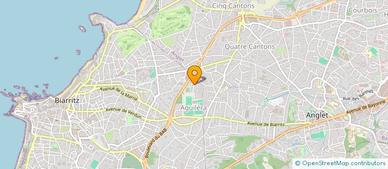 localisation de l'entreprise ATLANTIC PROJET CONSEIL ENVIRONNEMENT à BIARRITZ