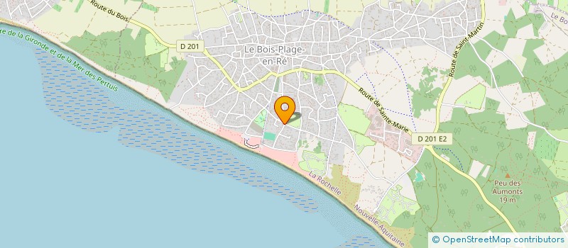 localisation de l'entreprise ATLANTIC PROMOTION  LE BOIS-PLAGE-EN-RE