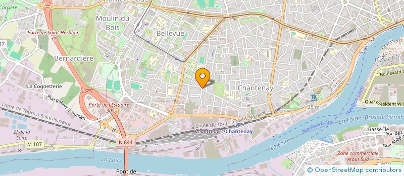 localisation de l'entreprise ATLANTIC PROMOTION ET SERVICES à NANTES