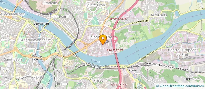 localisation de l'entreprise ATLANTIC REVETEMENTS à BAYONNE