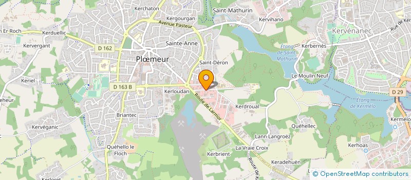 localisation de l'entreprise ATLANTIC RI.B  PLOEMEUR