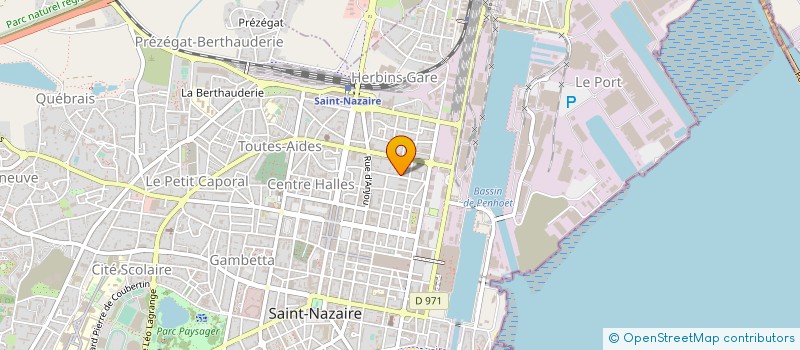 localisation de l'entreprise ATLANTIC ROBINETTERIE à SAINT-NAZAIRE