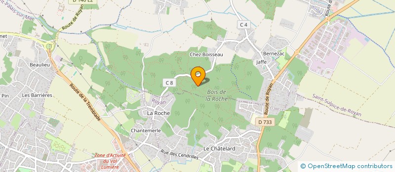 localisation de l'entreprise ATLANTIC SONO  SAINT-SULPICE-DE-ROYAN