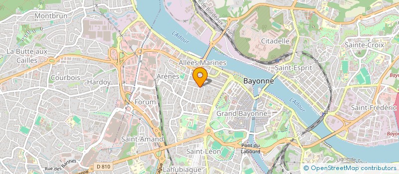 localisation de l'entreprise ATLANTIC STUDIO à BAYONNE