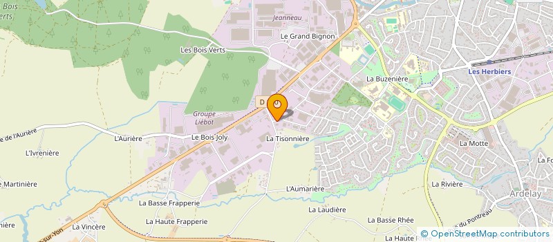 localisation de l'entreprise ATLANTIC SYNERGY à LES HERBIERS