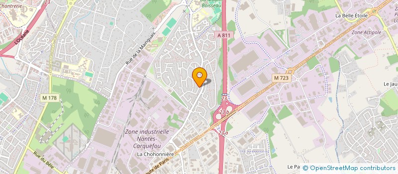 localisation de l'entreprise ATLANTIC SYSTEMES  CARQUEFOU