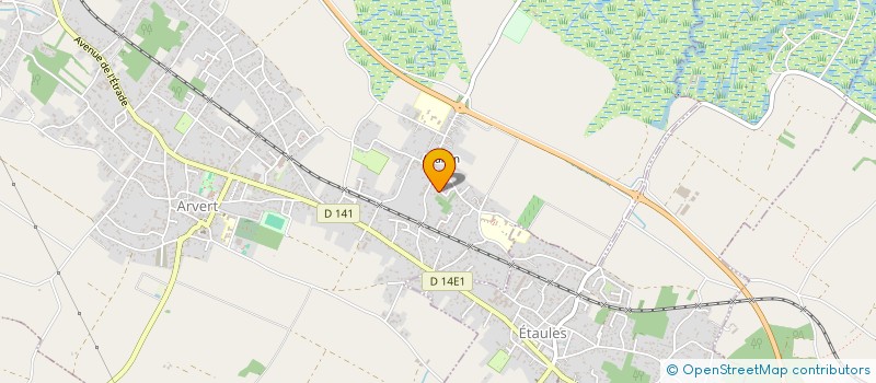 localisation de l'entreprise ATLANTIC TAXIS ASSISTANCE 17  ARVERT