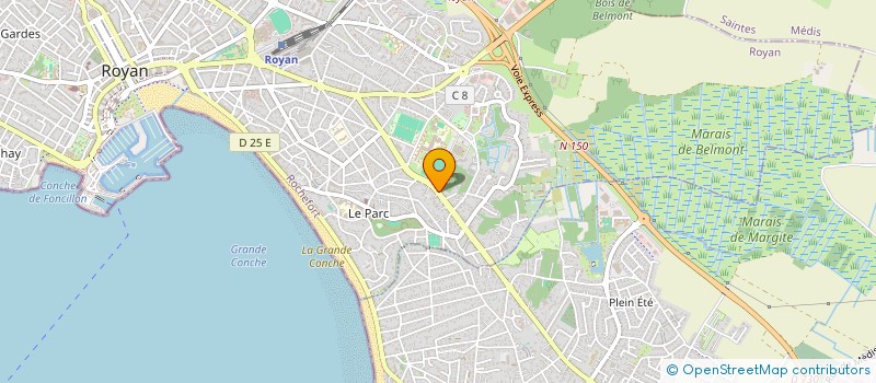 localisation de l'entreprise ATLANTIC TENTES RECEPTION  ROYAN