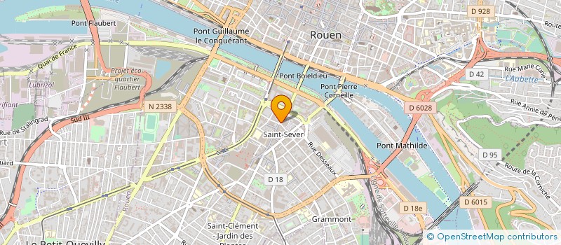localisation de l'entreprise ATLANTIC TRADE à ROUEN