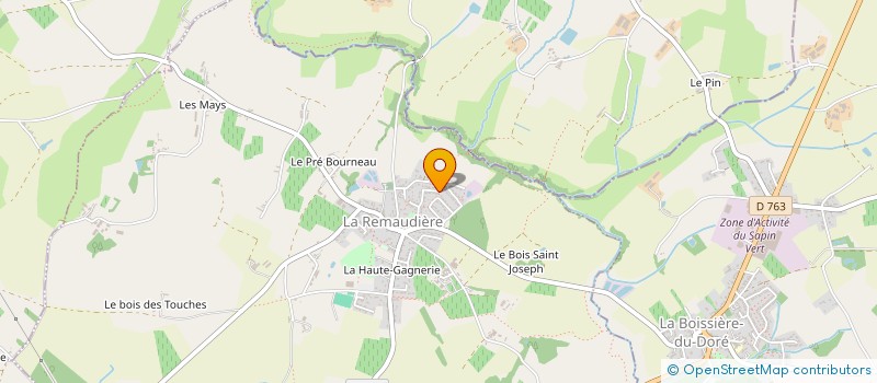 localisation de l'entreprise ATLANTIC TRANSPORTS  LA REMAUDIERE