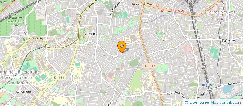 localisation de l'entreprise ATLANTIC TRANSPORTS LOCATION  TALENCE