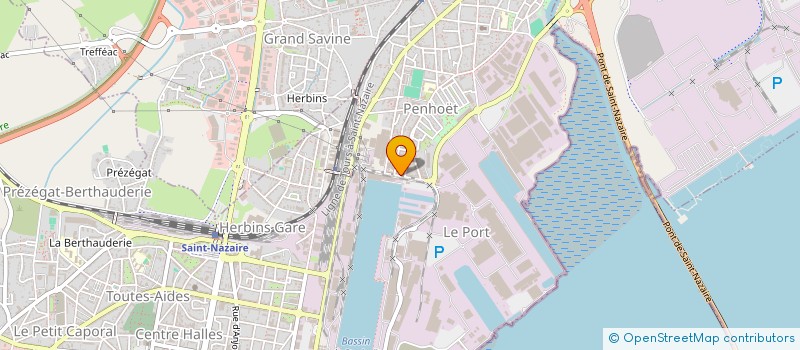 localisation de l'entreprise ATLANTIC TRAVAIL TEMPORAIRE à SAINT-NAZAIRE