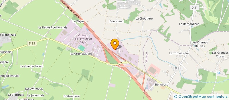 localisation de l'entreprise ATLANTIC TRAVAUX SPECIAUX - ATS à VIGNEUX-DE-BRETAGNE