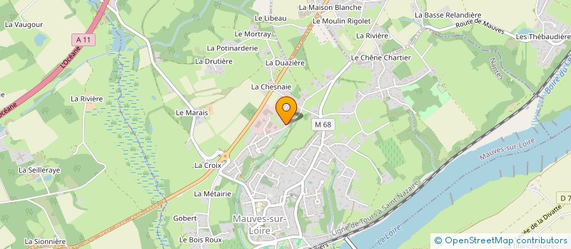 localisation de l'entreprise ATLANTIC TRUCKS SERVICES à MAUVES-SUR-LOIRE